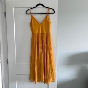 Tangerine body suit dress